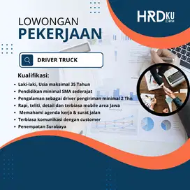 DRIVER TRUCK SURABAYA