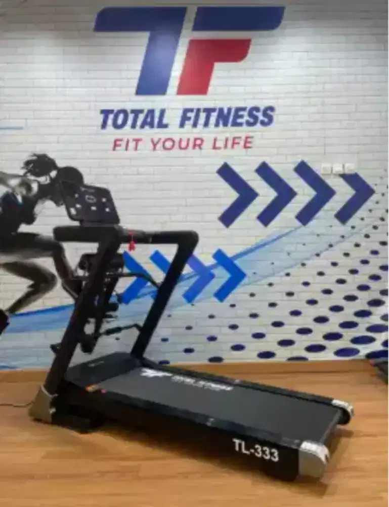 Treadmill elektrik tipe TF 333 hitam
