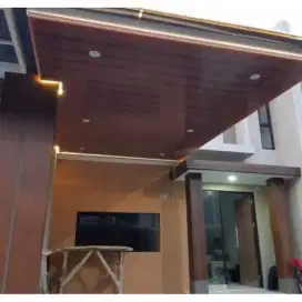 Canopy atap alderon Rs + plafon pvc