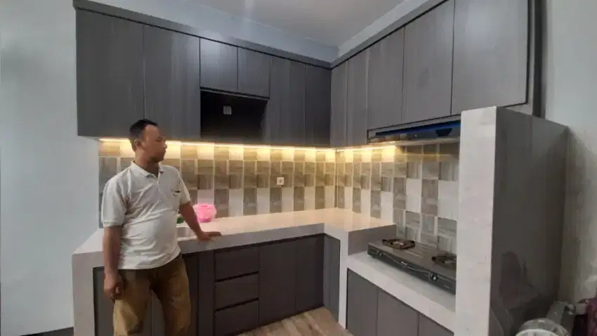 Jasa Buat Kitchen Set Minimalis Surabaya Kaloka Interior