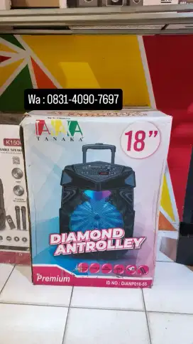 Speaker Tanaka 18 Dual Mic Promo terbatas bisa kredit