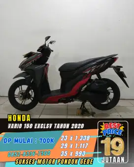 DP 700 RIBU HONDA VARIO 150 EXCLSV TAHUN 2020