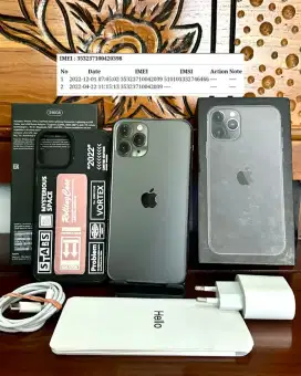 Iphone 11 pro 256 Resmi Bea Cukai BH 89 %