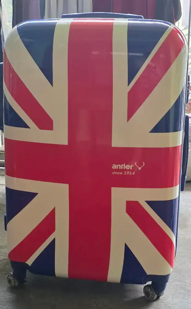 Dijual koper merk Antler corak bendera inggris