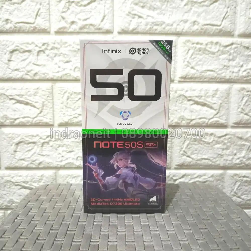 Infinix Note 50s 5G 8/256 Titanium New BNIB No Repack Garansi Resmi