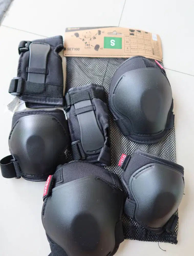 Pelindung Lutut Anak OXELO untuk Inlineskate, skateboard, sepeda