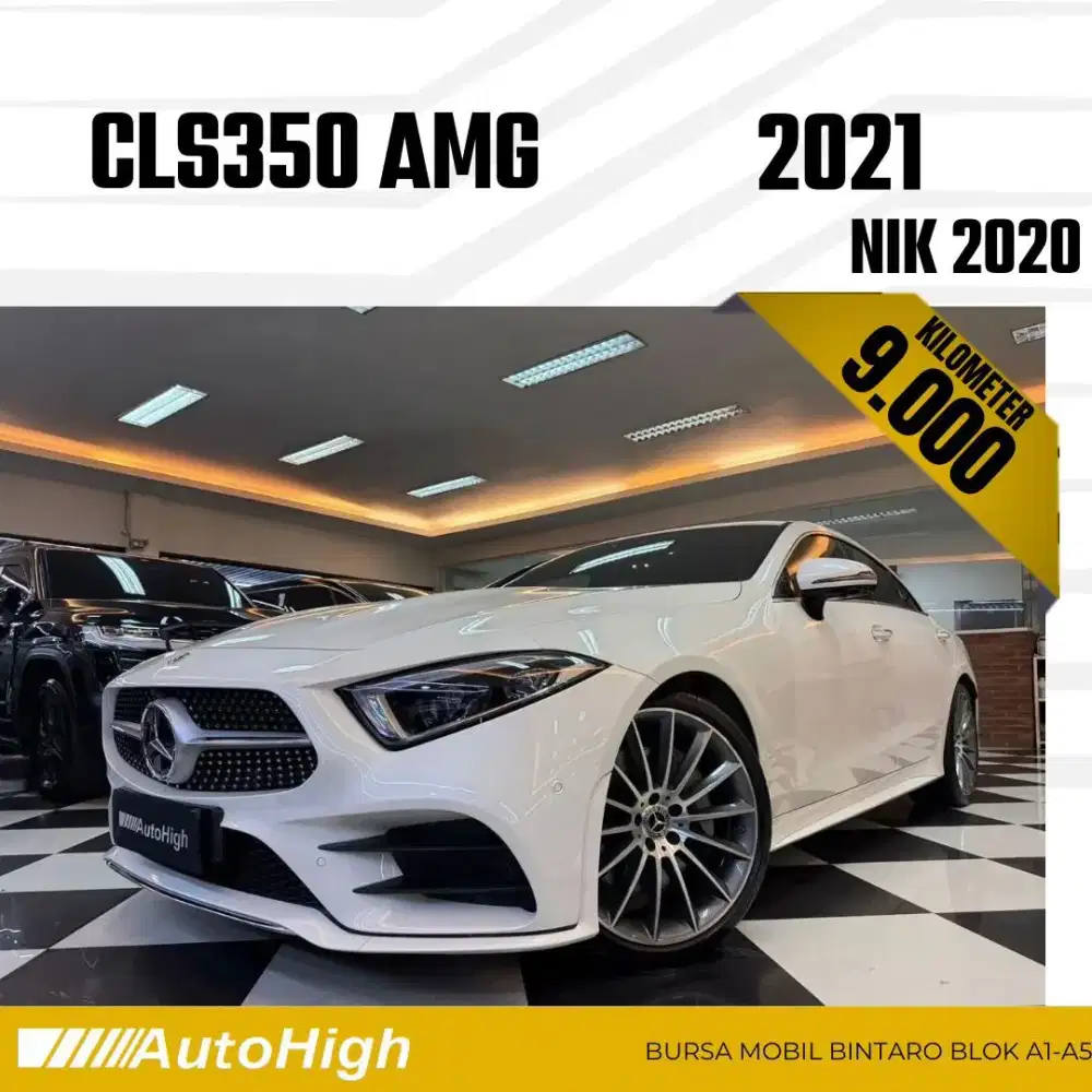 DP10% [Km9.000] CLS350 AMG 2020 White / CLS 350 Reg 2019 #AUTOHIGH