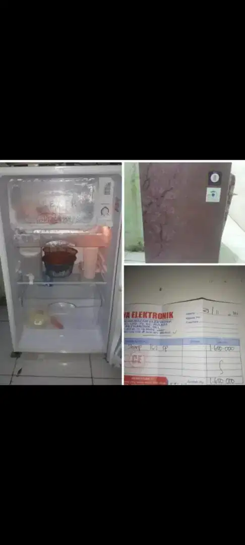 kulkas sharp 1 pintu