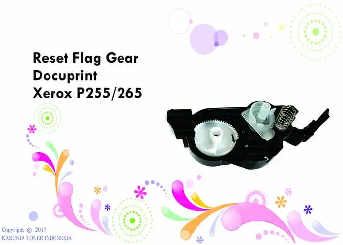 Reset Flag Gear Docuprint Xerox P255 265