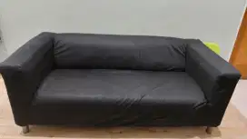 Sofa Ikea bonus sarung warna abu2