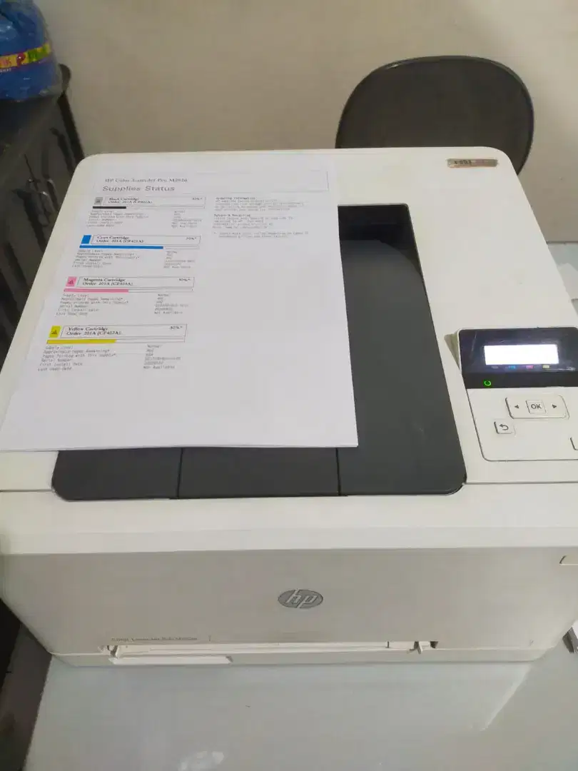 Printer LaserJet warna HP pro m252n normal bonus cartridge baru