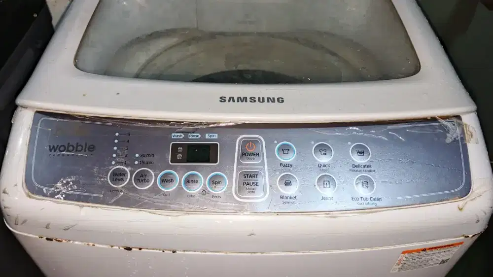 Jual Cepat! Mesin Cuci Samsung Wobble 7.5 Kg, Hemat Listrik!