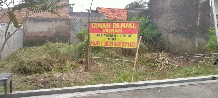 Dijual tanah kapling murah diperumahan tengah kota pekalongan