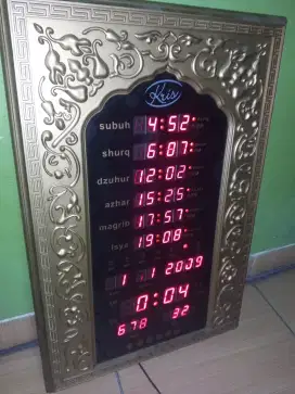 Jam sholat Kris minus perlu setting ulang Rp.150rb