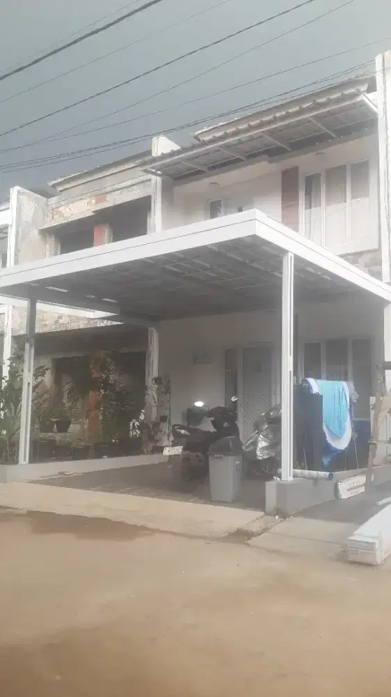 Pemasangan kanopi Baja ringan murah