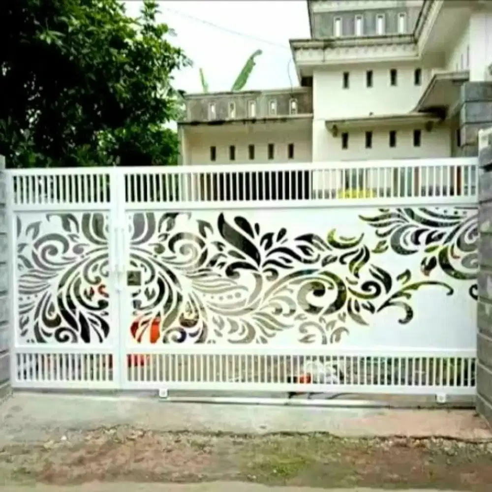 Pagar cuting laser minimalis q,4