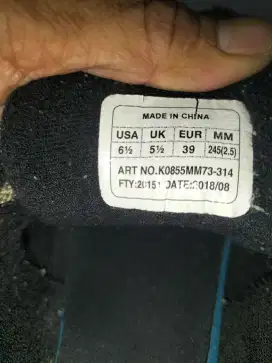 Sepatu second original KAPPA MADE IN CHINA