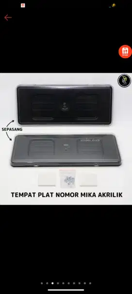 PLAT MOTOR AKRILIK