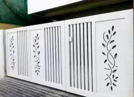 Bengkel las tralis kanopi pintu pagar gerbang tangga minimalis