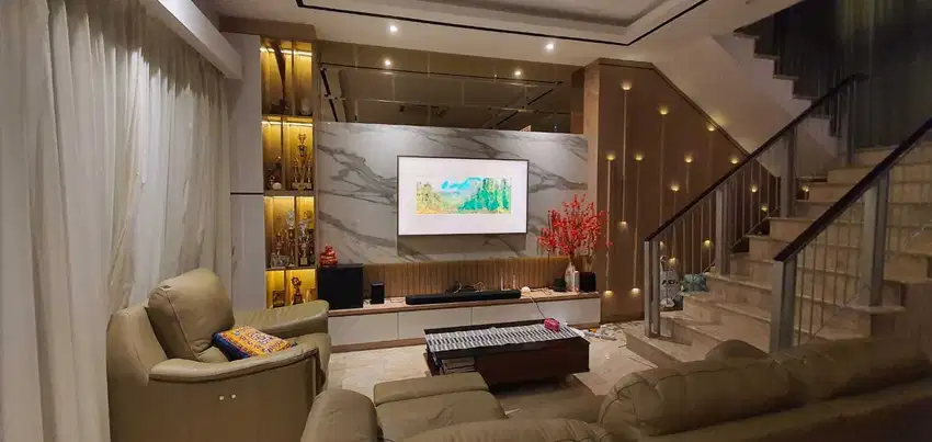 SEWA RUMAH PIK MURAH UK 10X15 GOLF ISLAND FULL FURNISH 2 LANTAI