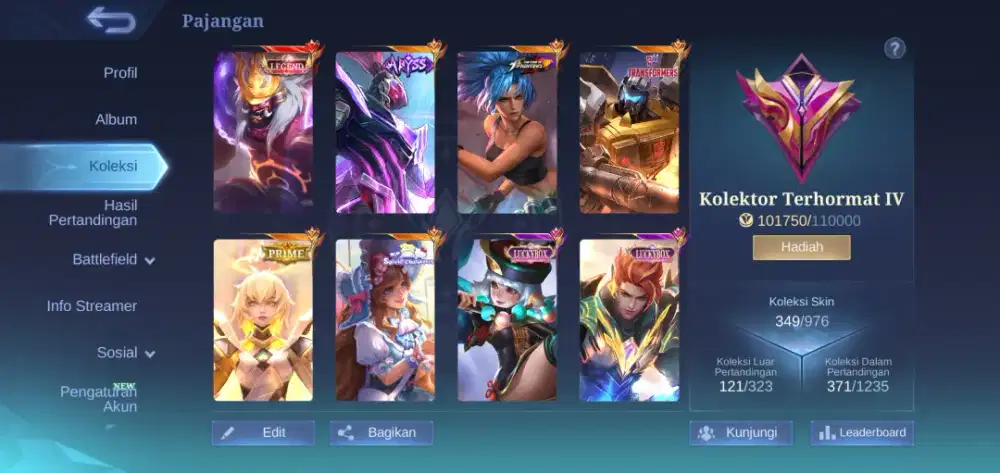 Akun ML Rawatan Lama