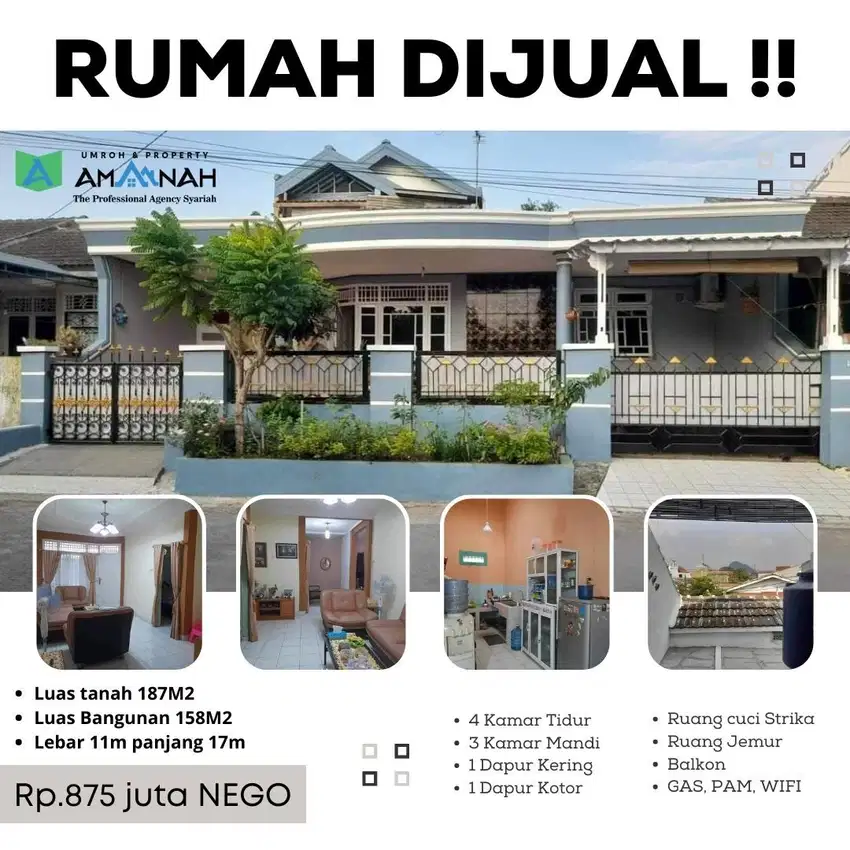 RUMAH MURAH DI PUSAT KOTA WAY HALIM BANDAR LAMPUNG