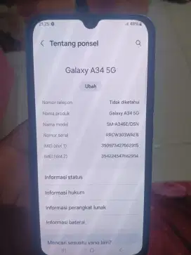 Samsung A34 5G Ram8/128 gb