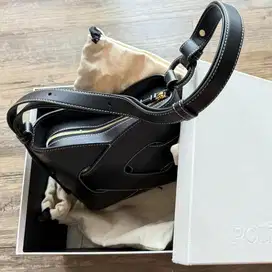 [Preloved] POLENE Nodde in Black Color Smooth Leather
