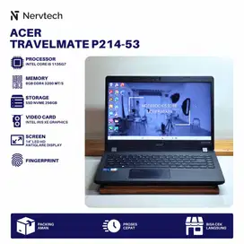 Acer TravelMate P214-53 Core i5 1135G7 Gen 11 8GB/256GB Laptop Windows