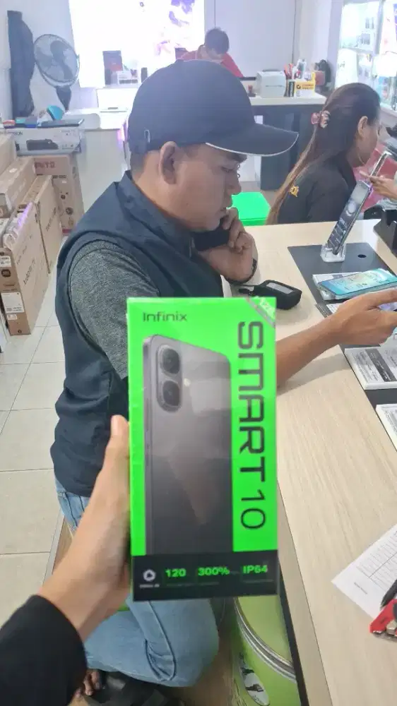 INFINIX SMART 10 RAM 4+4/128 GARANSI RESMI 1 TAHU