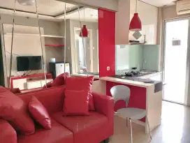 DISEWAKAN APARTEMEN BASSURA CITY 2BR FURNISHED TOWER GERANIUM FREE IPL
