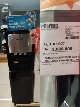 SHARP DISPENSER BOTT OM LOAD