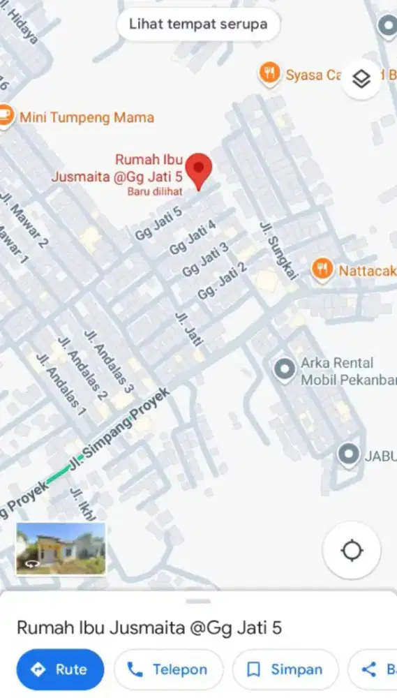 Rumah Kontrakan Siap Huni Lokasi Strategis di Pekanbaru