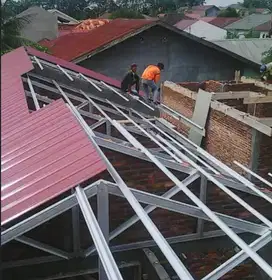 Pemasangan atap baja ringan renovasi atap dan lain lain
