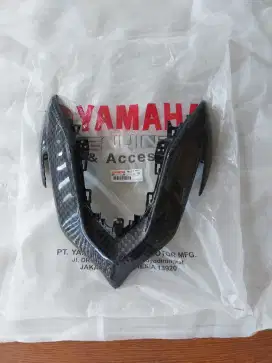 Carbon body atas headlamp Aerox New
