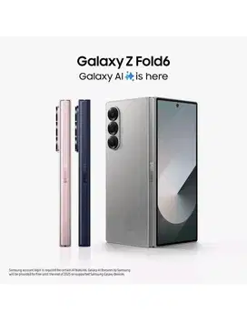 Samsung Galaxy Z Fold 6 12/256/512/1TB Cicilan 0%