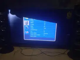 Tv LED lcd Polytron 43 inch tipe pld43d150 lengkap dus dan sterofoam