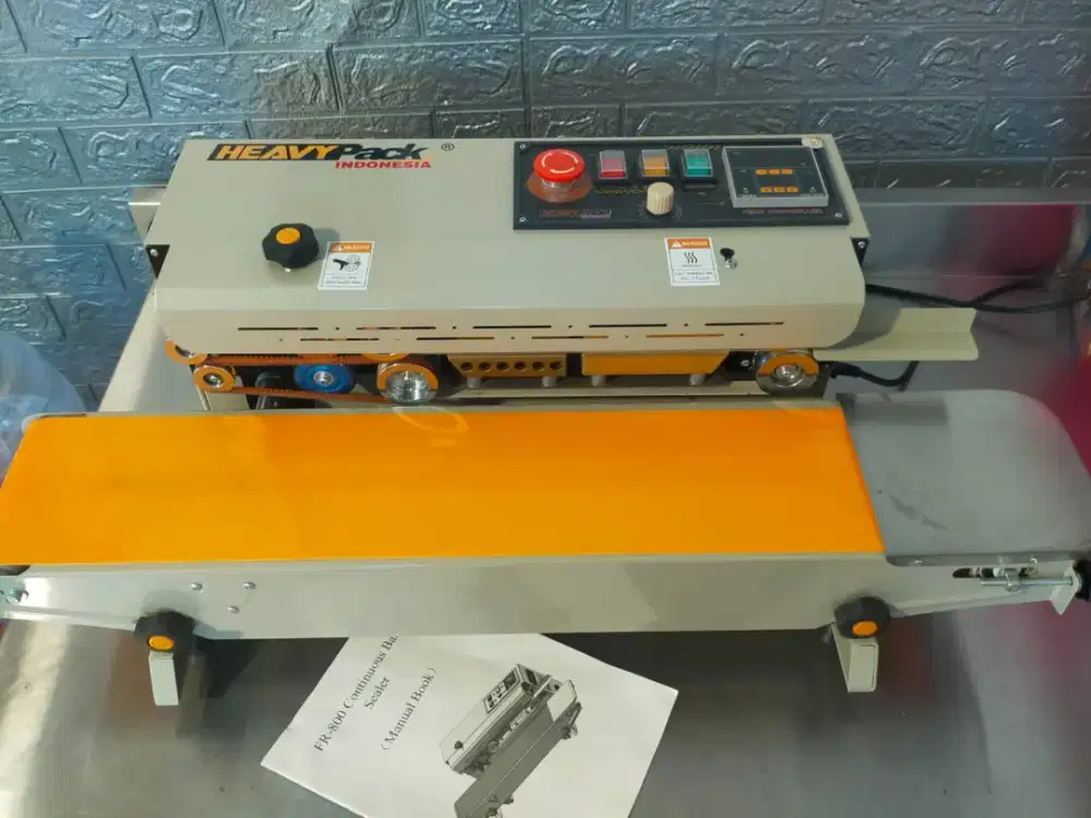 Mesin Sealer berjalan Pres kemasan FR-800 Heavy Pack