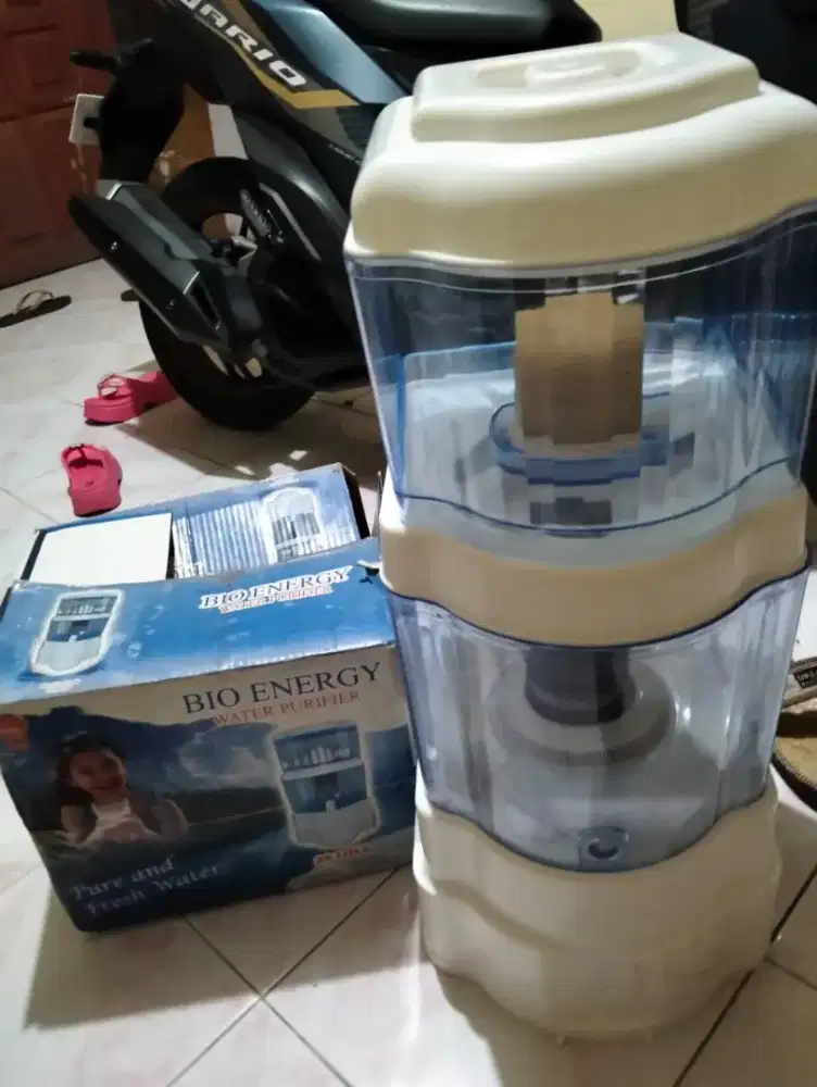 Bio energy penyaring air minum