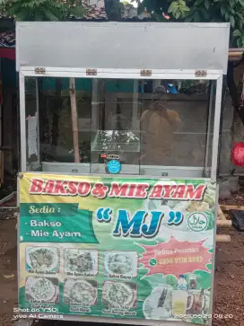 Jual gerobak Bakso dan Mie ayam