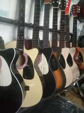 Gitar new akustik bunyi mantap bisa bayar di tempat bjm