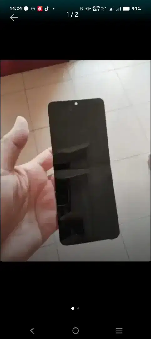 LCD Z FLIP 5 kondisi 90%