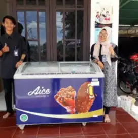 Freezer Es cream aice area Bogor.