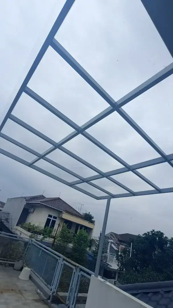 Canopy solartuf transparan