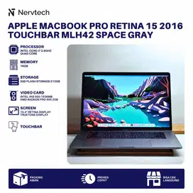 Macbook Pro Retina 15 2016 Touchbar MLH42 Core i7 R455 2GB 16GB/512GB