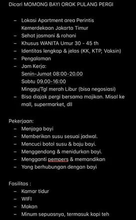MOMONG BAYI OROK BABYSITTER
