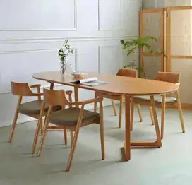 Furniture Meja Kursi Bahan Kayu