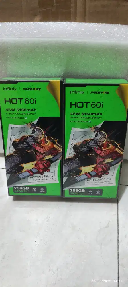 INFINIX HOT 60i Ram 8/256 BARU
