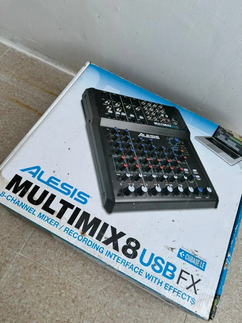 DIJUAL MIXER ALESIS MULTIMIX 8 USB FX FOR RECORDING WITH VOCAL EFFECT