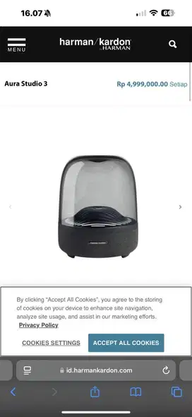 harman kardon aura studio 3